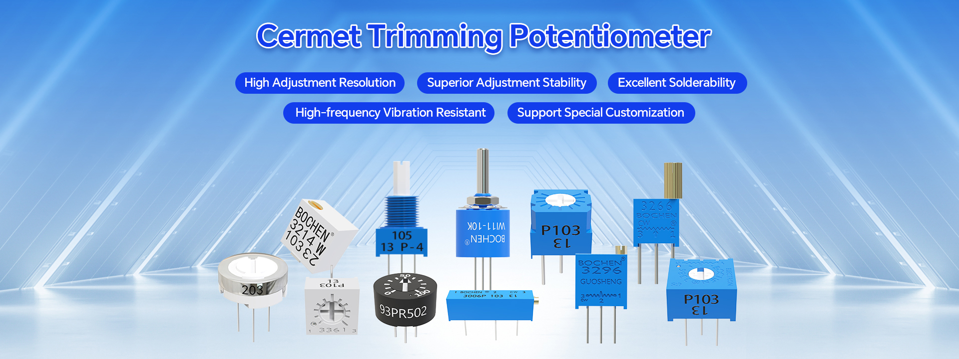 qualité potentiomètre de trimmer usine