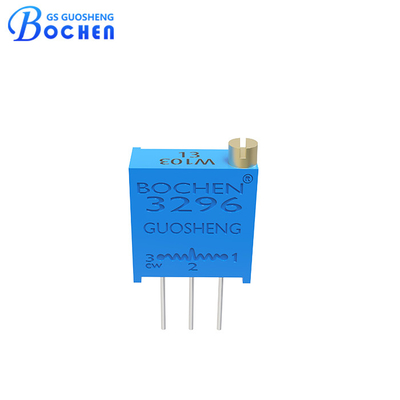 Potentiomètre ajustable cermet 3296W 10K-20K Ohms 0.5W Montage PCB