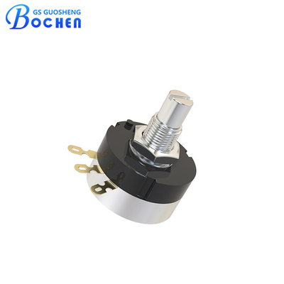 1W/40C Puissance nominale Résistant rotatif de précision BOCHEN 5k 10k Potentiomètre rotatif