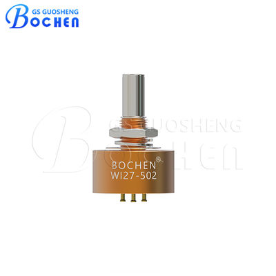 Potentiomètre en plastique conducteur à virage unique WI27-502 1w 5k Ohms 7/8 